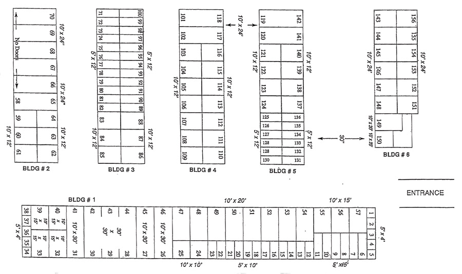 At Northside Self Storage we have 17,920 square feet of storage available in 143 units consisting of 10 different sizes with exterior access to fit your storage needs.